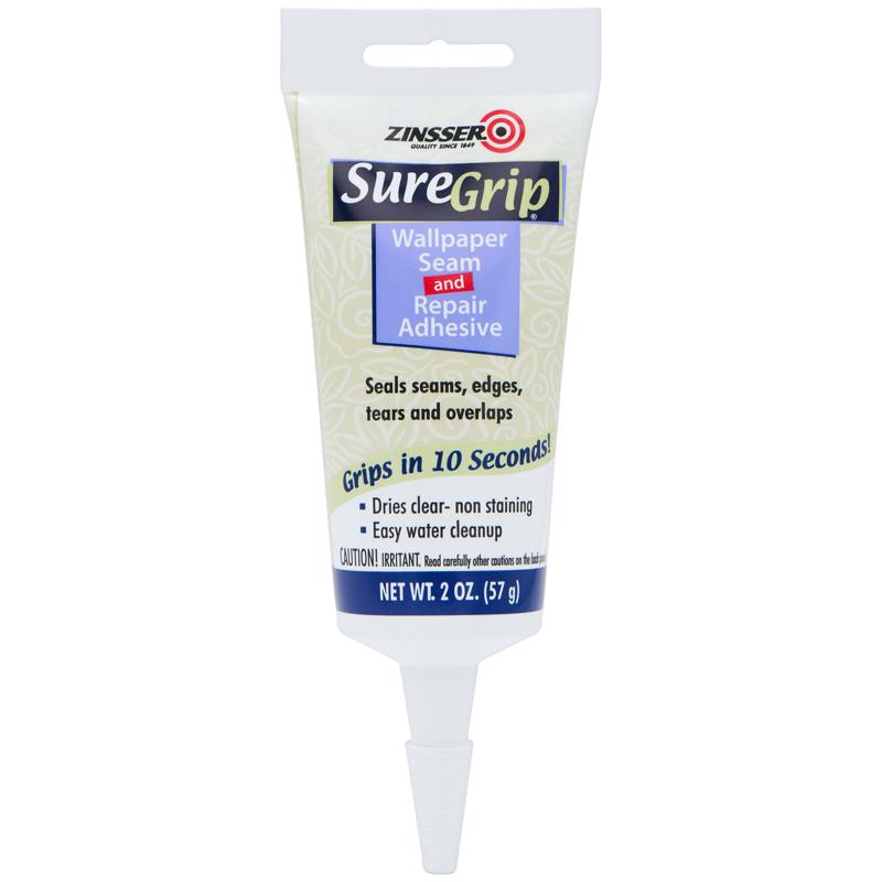Zinsser SureGrip High Strength Clear Wallpaper Adhesive 2 oz