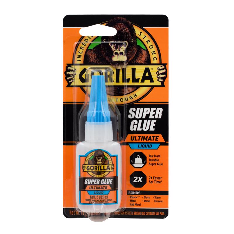 Gorilla High Strength Clear Super Glue 0.53 oz