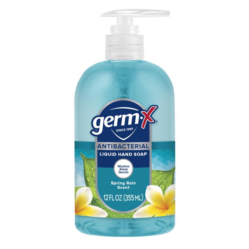 Germ-X Spring Water Scent Antibacterial Antimicrobial Lotion Soap 12 fl. oz.