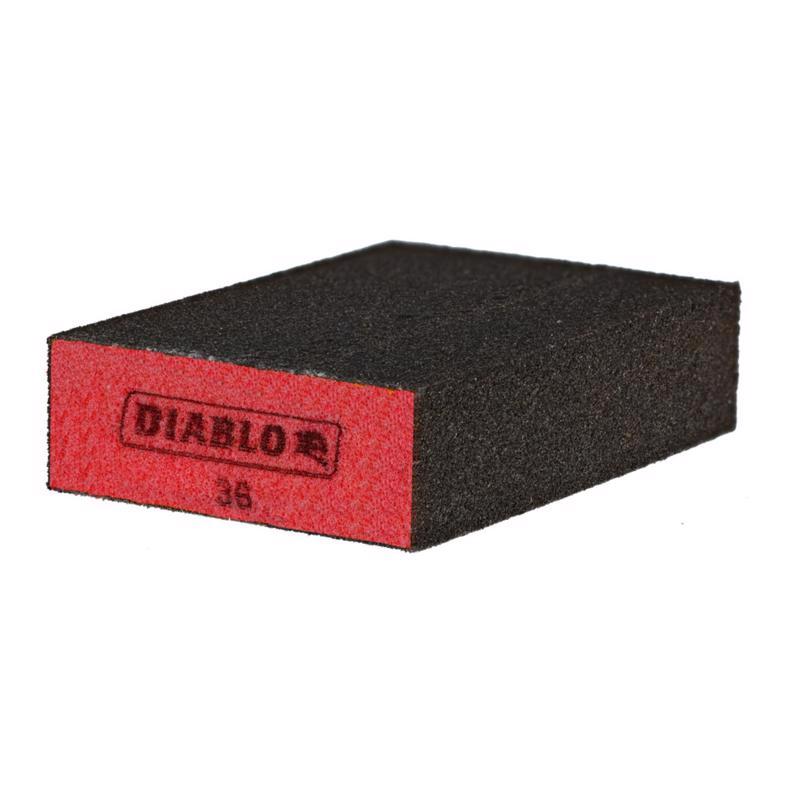 Diablo 5 in. L X 3 in. W X 1 in. 36 Grit Ultra Coarse Large Flat Edge Sanding Sponge