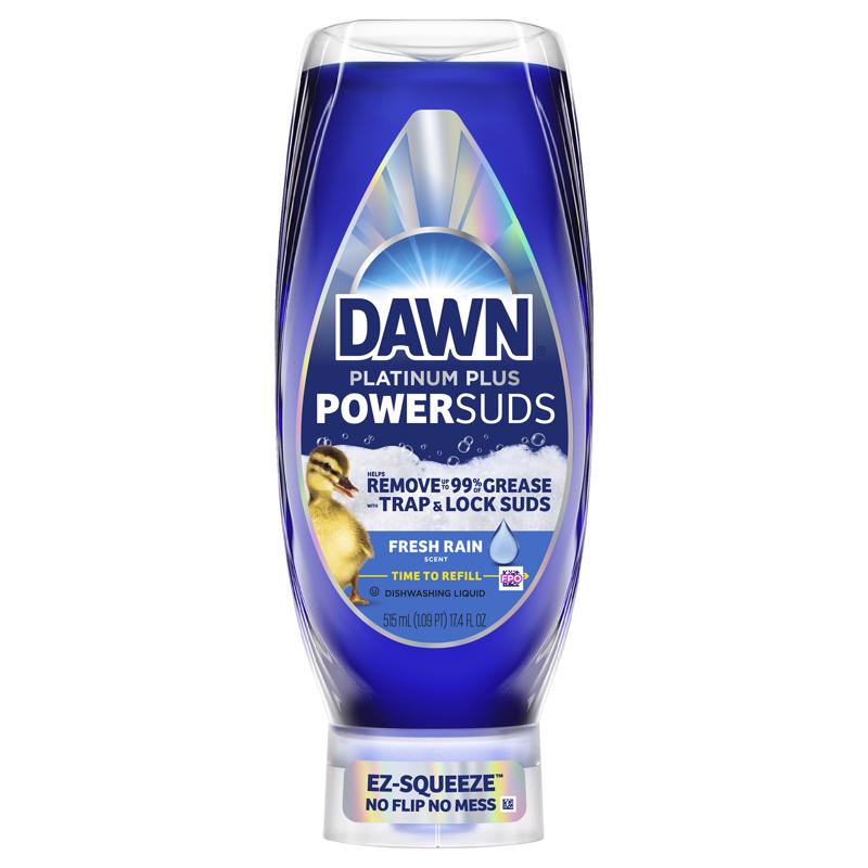 Dawn PowerSuds Fresh Scent Liquid Dishwashing Liquid 17.4 oz 1 pk