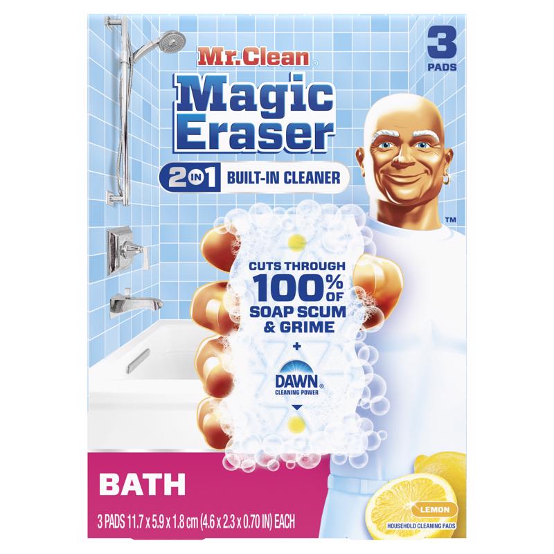 Mr. Clean Magic Eraser Non-Scratch Cleaning Pad For All Purpose 4.6 in. L 3 pk