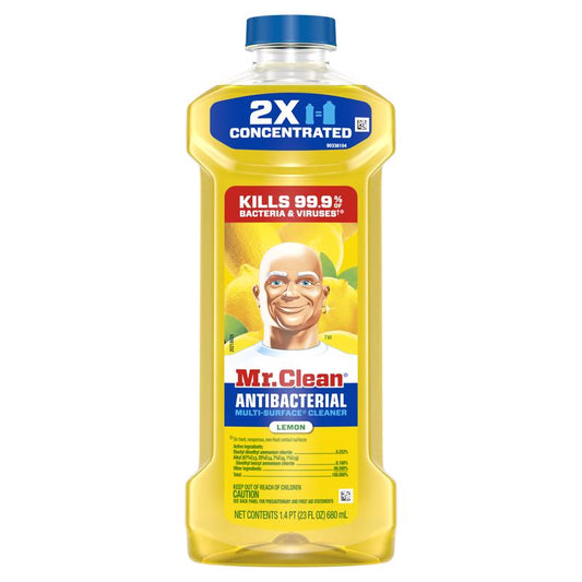 Mr. Clean Lemon Scent Concentrated Multi-Surface Cleaner Liquid 23 oz