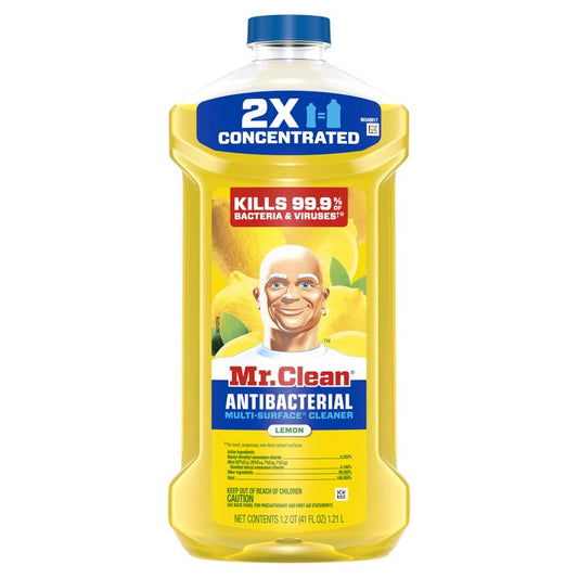 Mr. Clean Lemon Scent Concentrated Multi-Surface Cleaner Liquid 41 oz