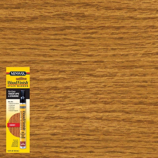 Minwax Wood Finish Stain Marker Semi-Transparent Cherry Oil-Based Stain Marker 1/3 oz