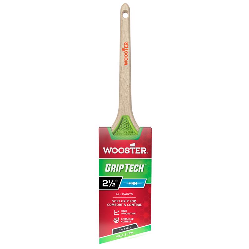 Wooster GripTech 2-1/2 in. Firm Thin Angle Paint Brush