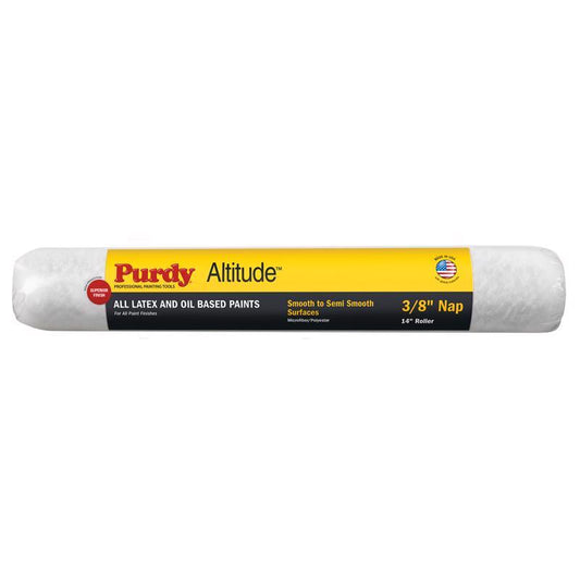 Purdy Altitude Poly Micro 14 in. W X 3/8 in. Regular Paint Roller Cover 1 pk