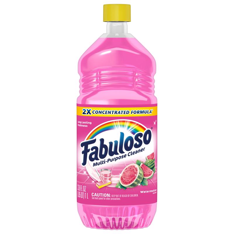 Fabuloso Watermelon Scent Concentrated Multi-Purpose Cleaner Liquid 33.8 fl. oz.