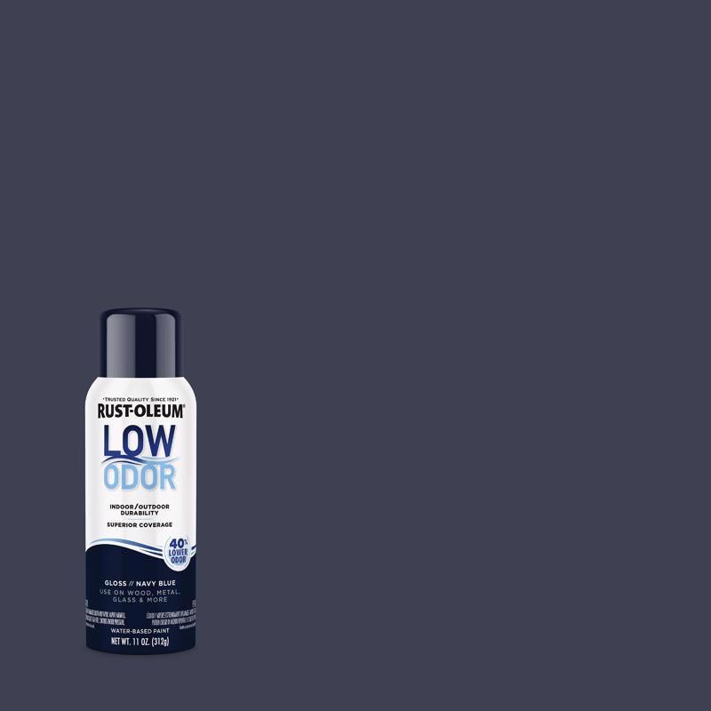 Rust-Oleum Low Odor Gloss Navy Blue Spray  Paint 11 oz