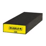Diablo 4 in. L X 2.5 in. W X 1 in. 100 Grit Fine Large Flat Edge Sanding Sponge