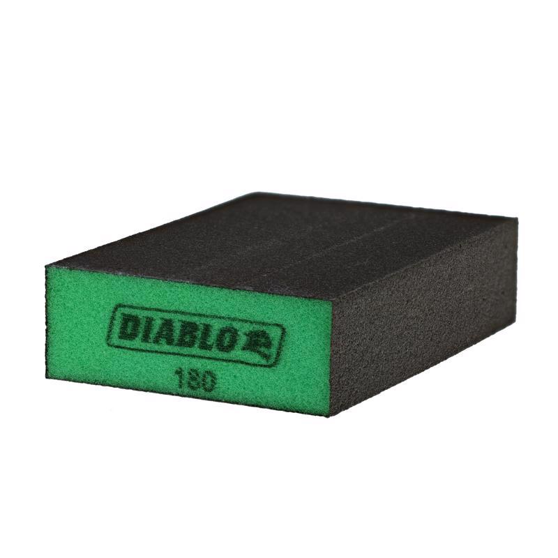 Diablo 4 in. L X 2.5 in. W X 1 in. 180 Grit Ultra Fine Flat Surface Sanding Sponge