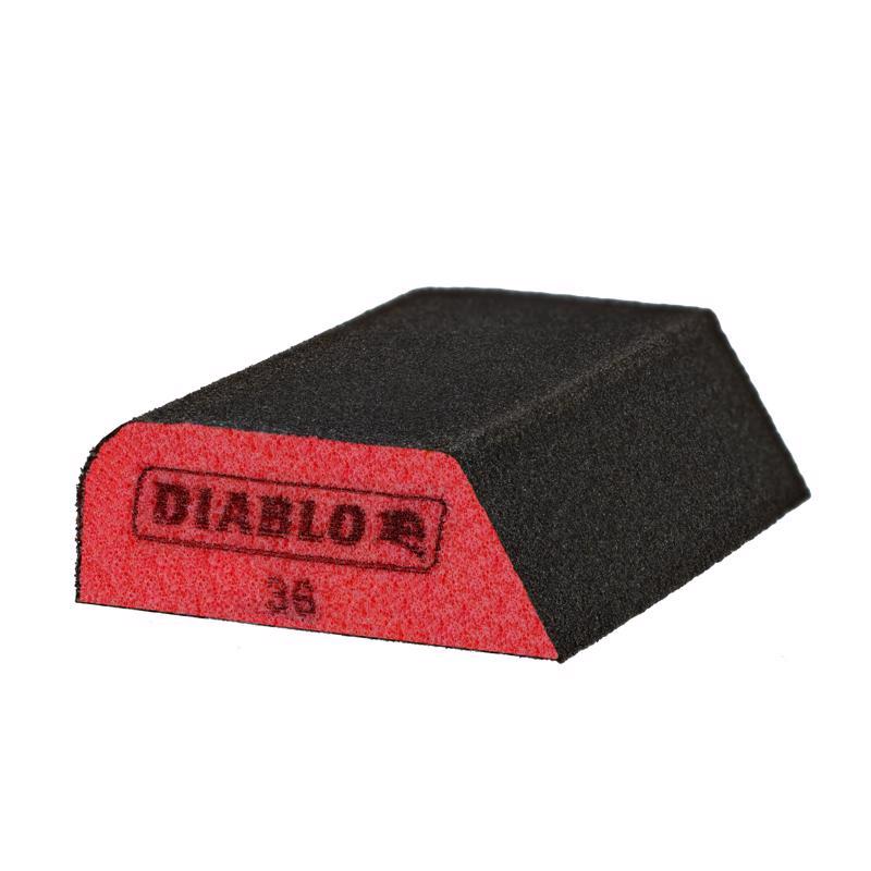 Diablo 4 in. L X 2.5 in. W X 1 in. 36 Grit Ultra Coarse Dual Edge Sanding Sponge