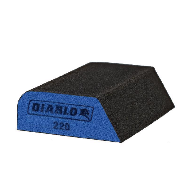 Diablo 4 in. L X 2.5 in. W X 1 in. 220 Grit Ultra Fine Dual Edge Sanding Sponge