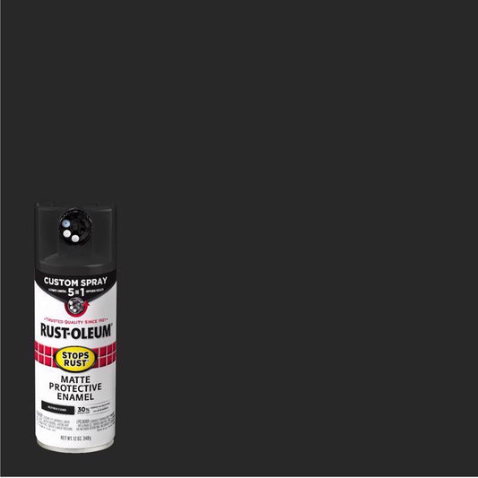Rust-Oleum Stops Rust Matte Peppercorn Protective Enamel Spray Paint 12 oz