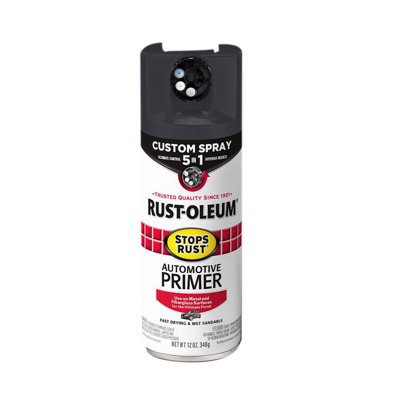 Rust-Oleum Stops Rust Flat Dark Gray Primer Spray 12 oz