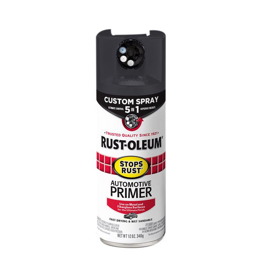 Rust-Oleum Stops Rust Flat Dark Gray Primer Spray 12 oz