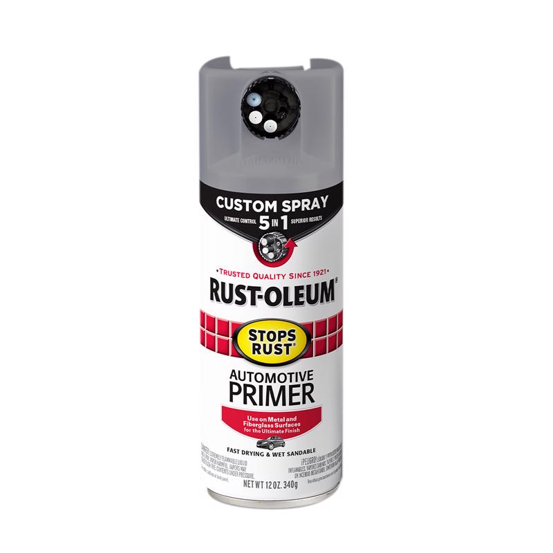 Rust-Oleum Stops Rust Flat Light Gray Primer Spray 12 oz