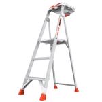 Little Giant Ladders 5 ft. H Aluminum Step Ladder Type IAA 375 lb. capacity