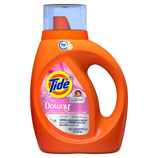 Tide Downy April Fresh Scent Laundry Detergent Liquid 37 fl. oz. 1 pk