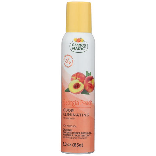 Citrus Magic Georgia Peach Scent Air Freshener Spray 3 oz Liquid 1 pk