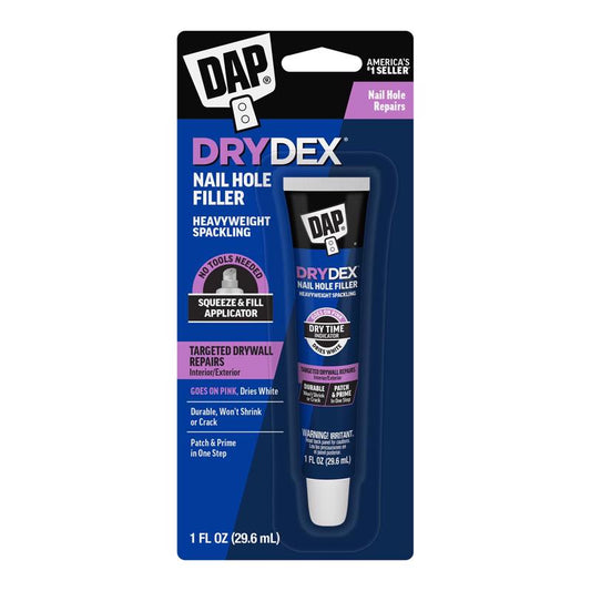 DAP DryDex Ready to Use Pink/White Nail Hole Filler 1 fl. oz.