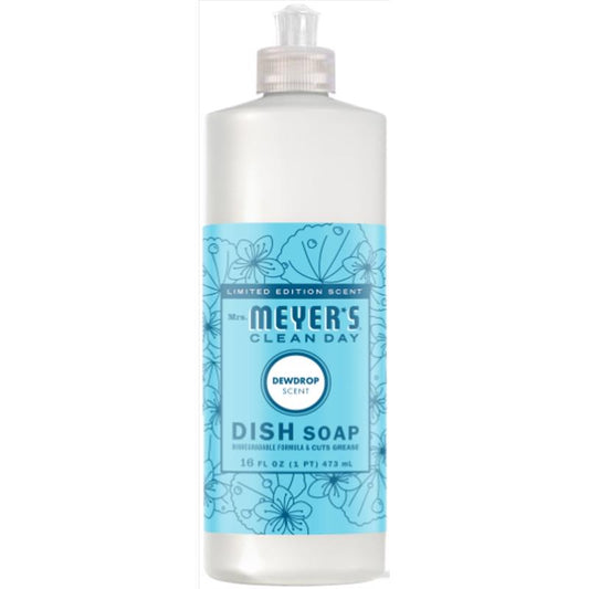 Mrs. Meyer's Clean Day Limited Edition Dewdrop Scent Liquid Dish Soap 16 oz 1 pk