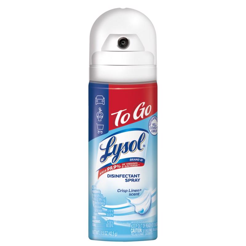 Lysol Crisp Linen Scent Disinfectant 1.5 oz 1 pk