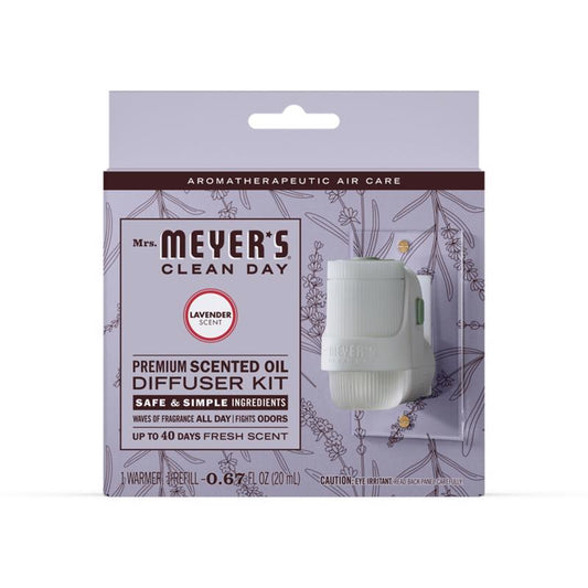 Mrs. Meyer's Clean Day Lavender Scent Air Freshener Starter Kit 0.67 oz Liquid 1 pk