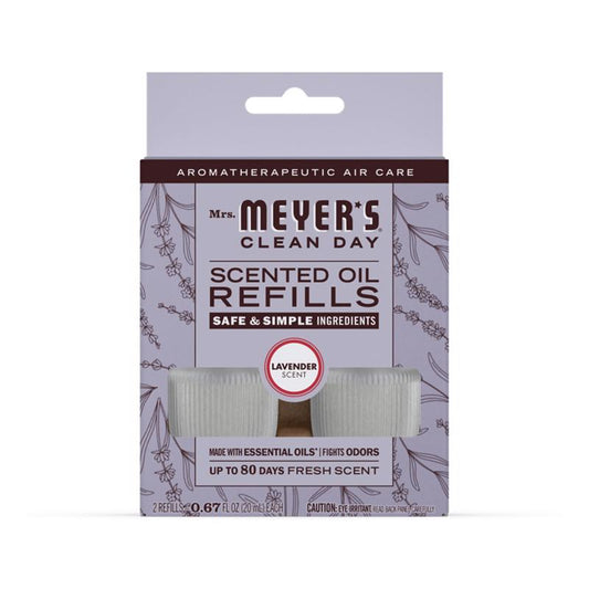 Mrs. Meyer's Clean Day Lavender Scent Air Freshener Oil Refill 0.67 oz Liquid 1 pk