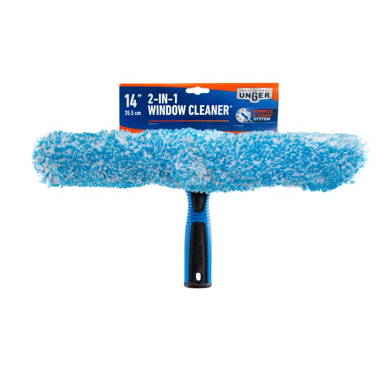 Unger 14 in. Rubber Window Squeegee/Scrubber
