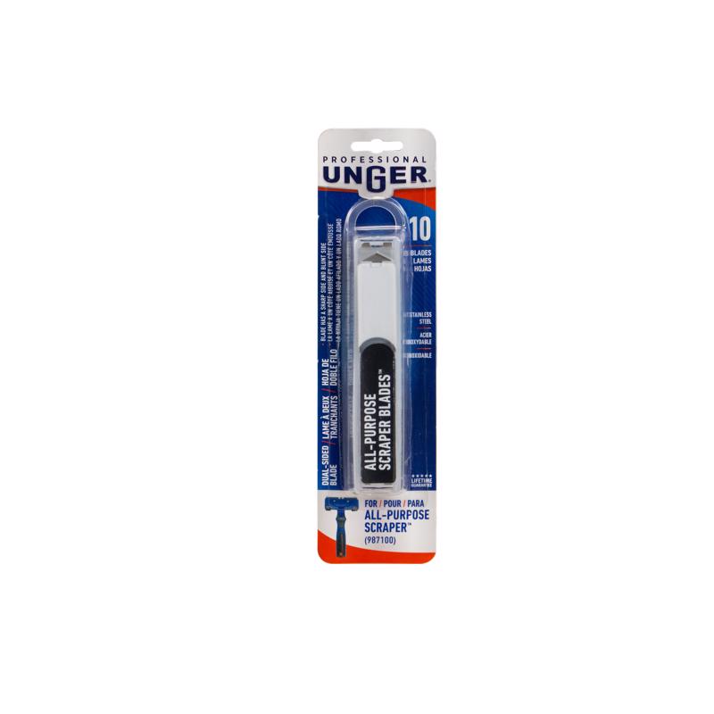 Unger 4 in. Stainless Steel Squeegee Replacement Blade