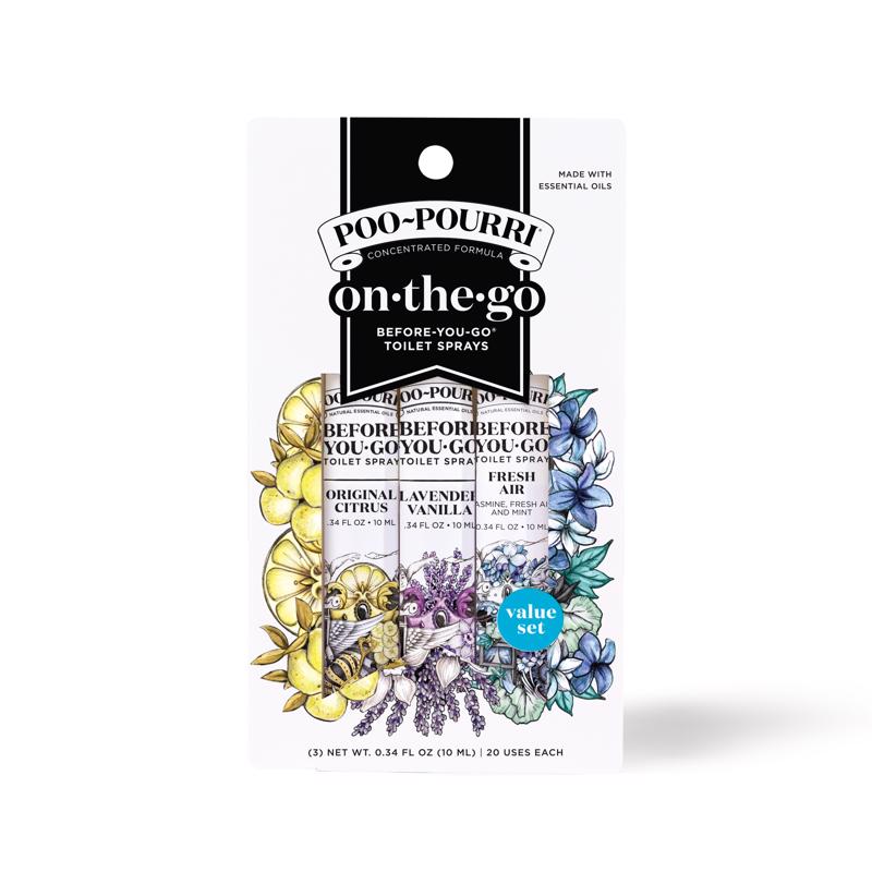 Poo~Pourri Citrus Scent Odor Eliminator 3 ct Liquid