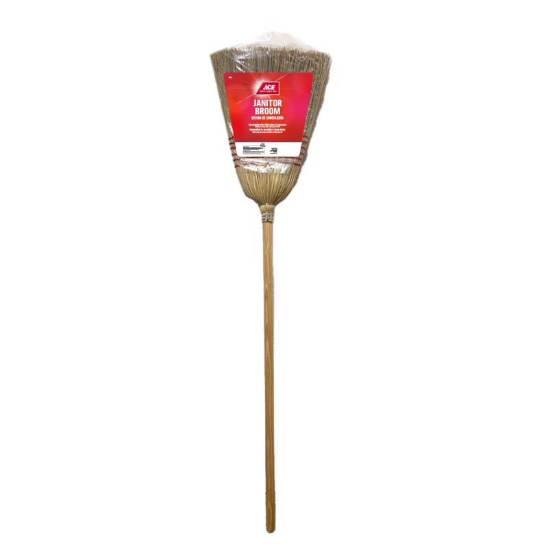 Ace 12 in. W Soft Corn Broom