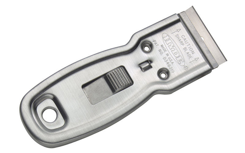 Hyde 1-1/2 in. W Steel Single-Edge Glass Scraper