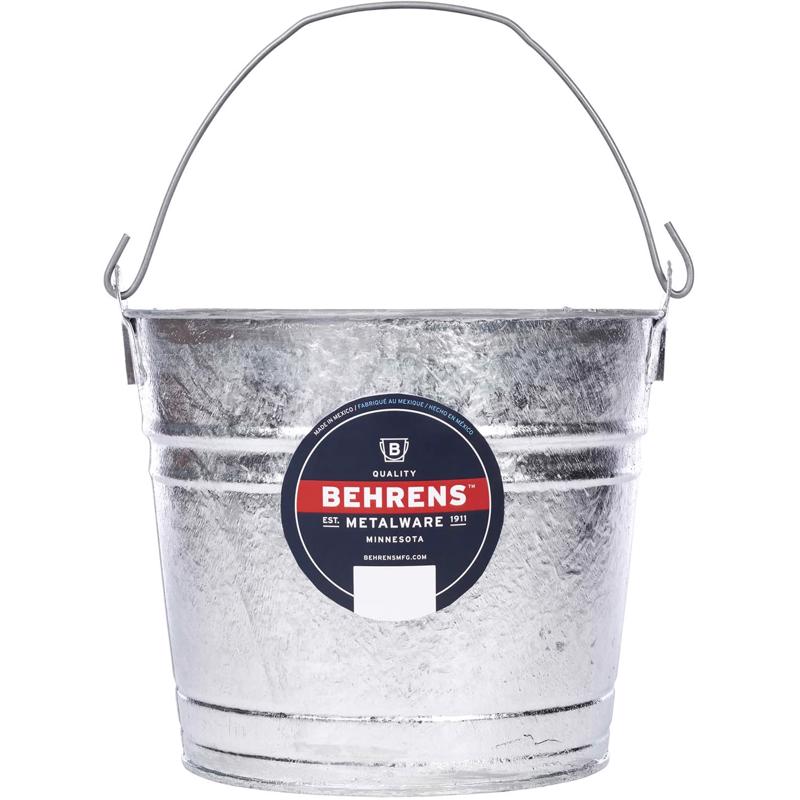 Behrens 10 qt Pail Silver