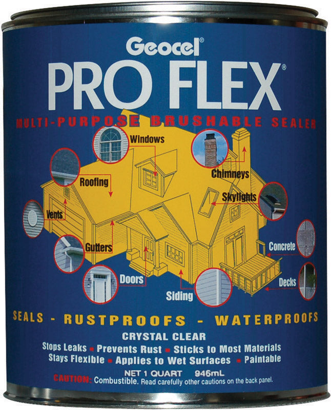 Geocel Pro Flex Clear Tripolymer Sealant 1 qt