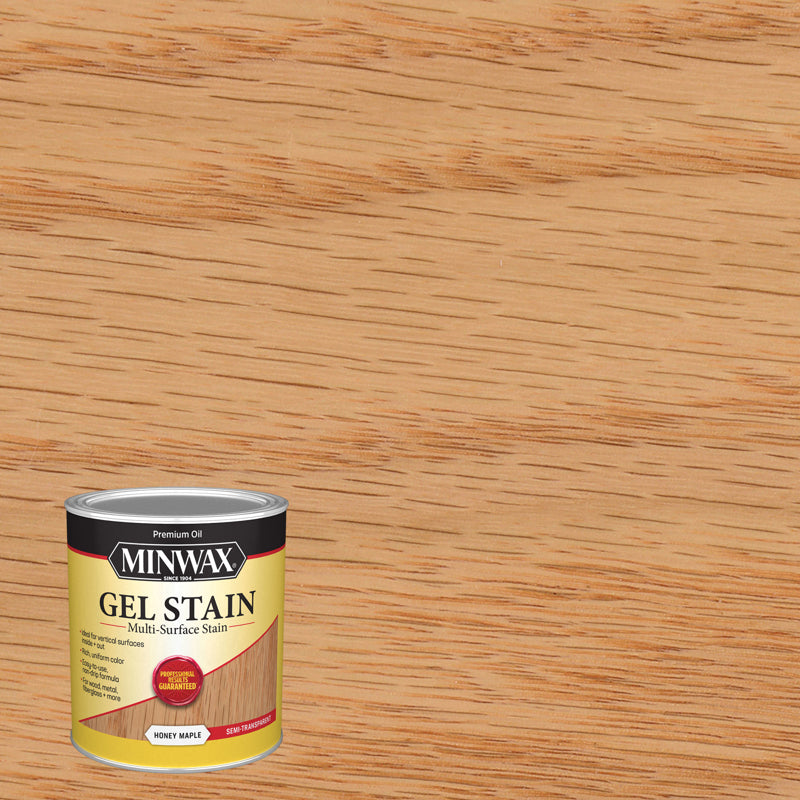Minwax Gel Stain Semi-Transparent Honey Maple Oil-Based Gel Stain 1 qt