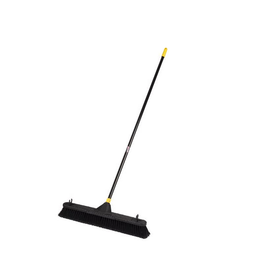 Quickie Bulldozer Polypropylene 24 in. Smooth Surface Push Broom