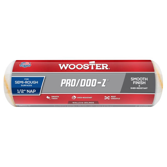 Wooster Pro/Doo-Z Woven Fabric 9 in. W X 1/2 in. Paint Roller Cover 1 pk