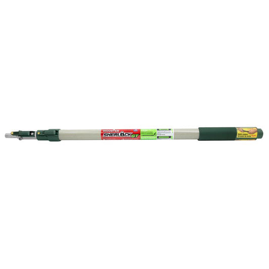 Wooster Sherlock Telescoping 4 ft. L X 1 in. D Aluminum Extension Pole White/Green