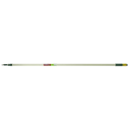 Wooster Sherlock GT Telescoping 12 ft. L X 1.5 in. D Aluminum/Fiberglass Extension Pole White/Green