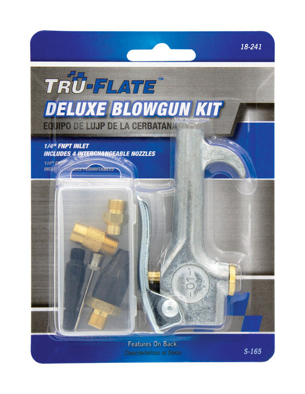 Tru-Flate Steel Air Blow Gun Safety Lever 1/4 in. NPT