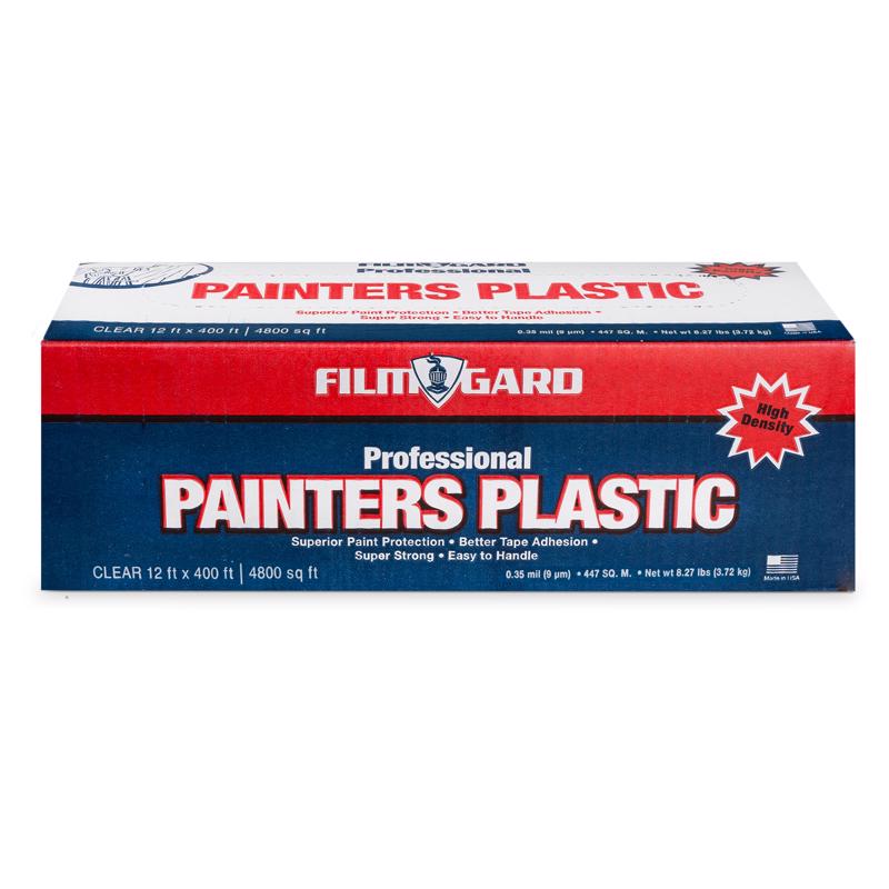 Film-Gard  12 ft. W x 400 ft. L x 0.35 mil  Professional Grade Painter's Plastic  1 pk