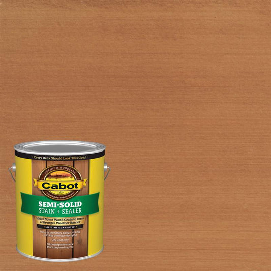 Cabot Semi-Solid Semi-Solid New Redwood Oil-Based Deck and Siding Stain 1 gal