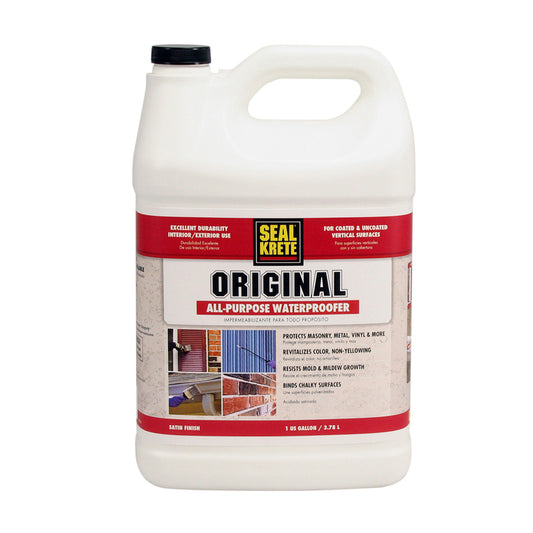 Seal-Krete Original Satin Clear Water-Based Brick and Masonry Sealer 1