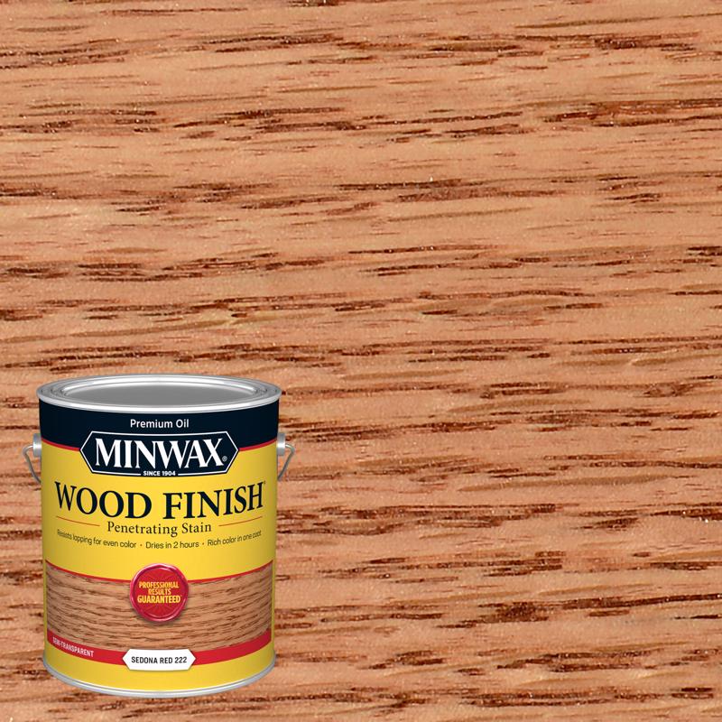 Minwax Wood Finish Semi-Transparent Sedona Red Oil-Based Penetrating Stain 1 gal