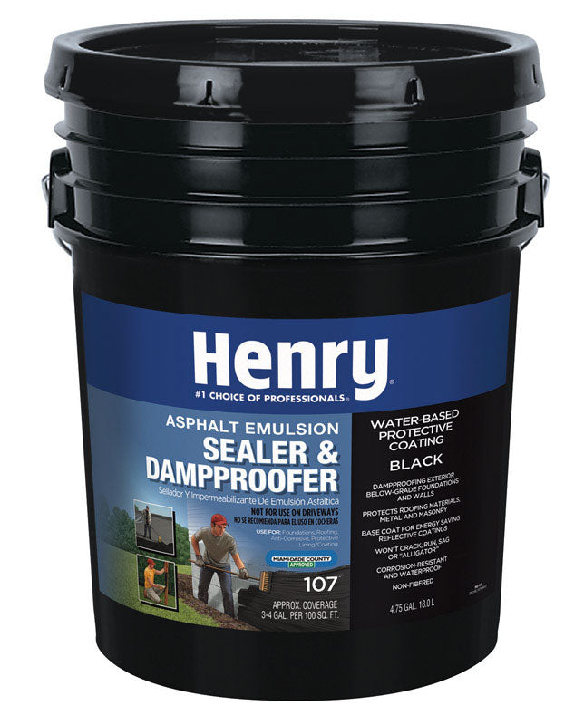 Henry Black Asphalt Roof And Foundation Coating 4.75 gal