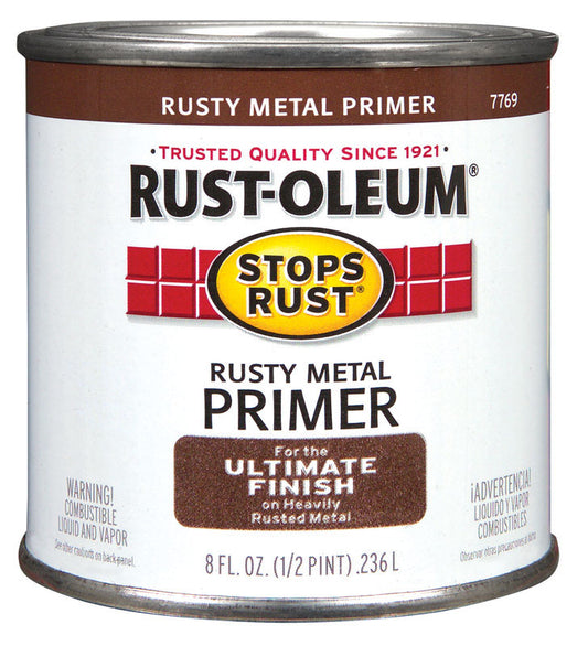 Rust-Oleum Stops Rust Brown Oil-Based Alkyd Primer 0.5 pt
