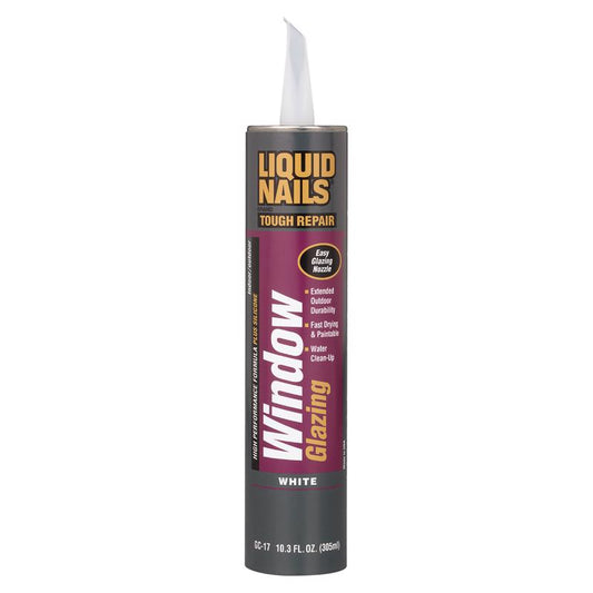 Liquid Nails Tough Repair White Siliconized Acrylic Sealant 10 oz