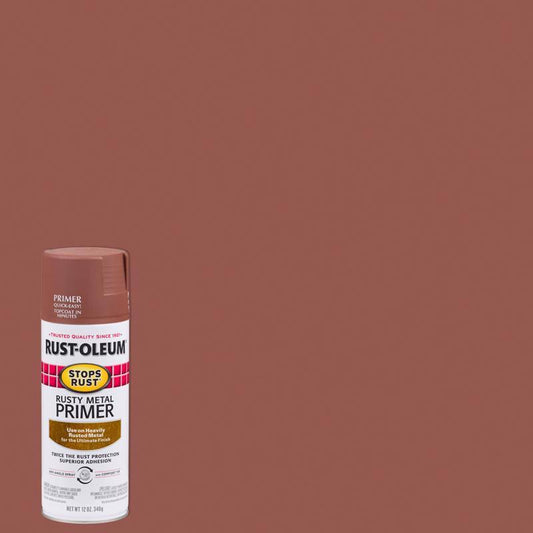 Rust-Oleum Stops Rust Brown Flat Oil-Based Alkyd Spray Primer 12 oz